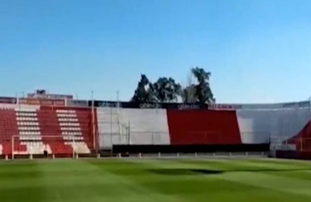 Uni&oacute;n mostr&oacute; en un video el estado del estadio 15 de Abril.&nbsp;