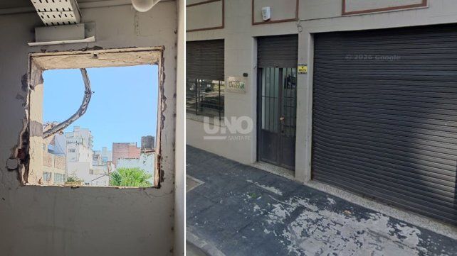 El lugar donde sucedió el hecho en la ciudad de Santa Fe