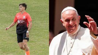 Felipe, el sobrino nieto del Papa Francisco que es futbolista en Italia: Ser Bergoglio es un honor para mí.