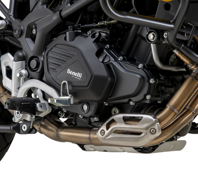 Benelli desarrolló un motor bicilíndrico de cuatro tiempos y 500 cc.