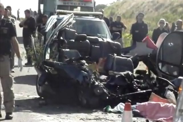 Brasil: murieron cinco santafesinos en un accidente cerca de Rosario do Sul. Fotos y video