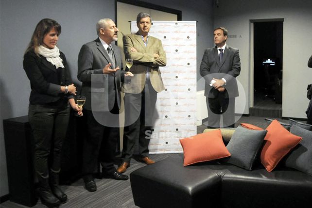 Los organizadores de Alta Gama del Litoral durante la presentación del evento.