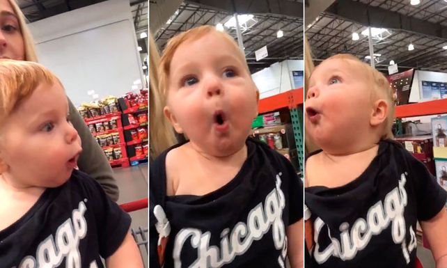 El video de un bebé entusiasmado con la Navidad que no podrás dejar de mirar