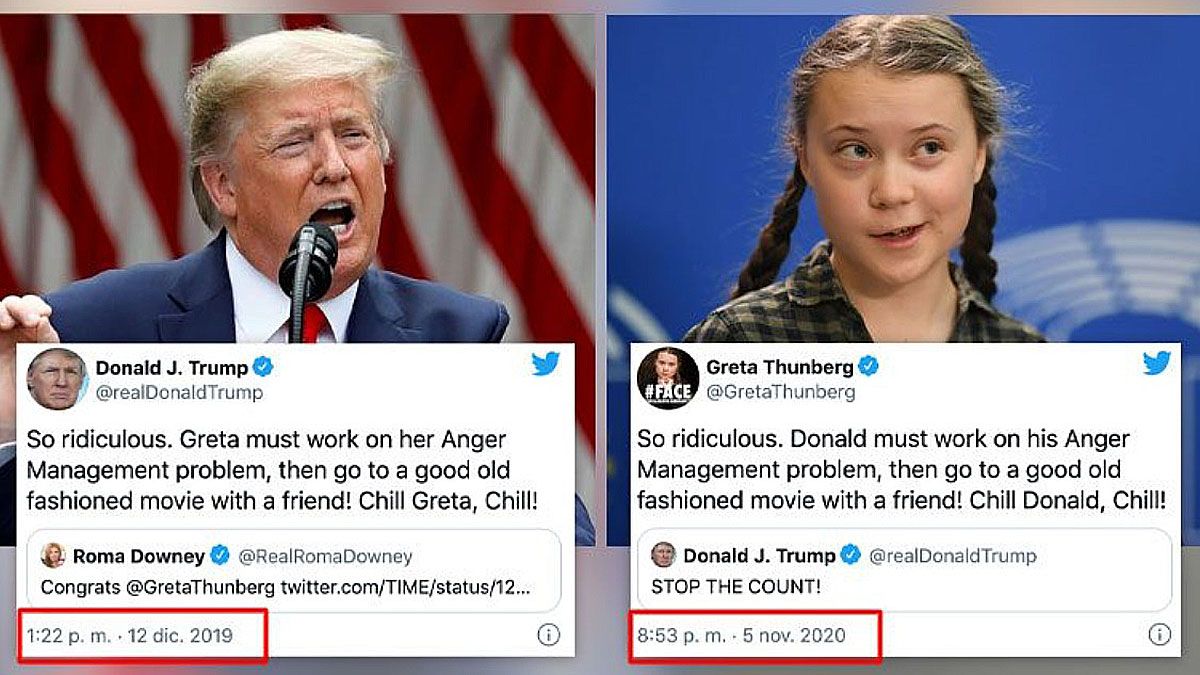 La revancha de Greta Thunberg contra Trump: Relájate, Donald, relájate