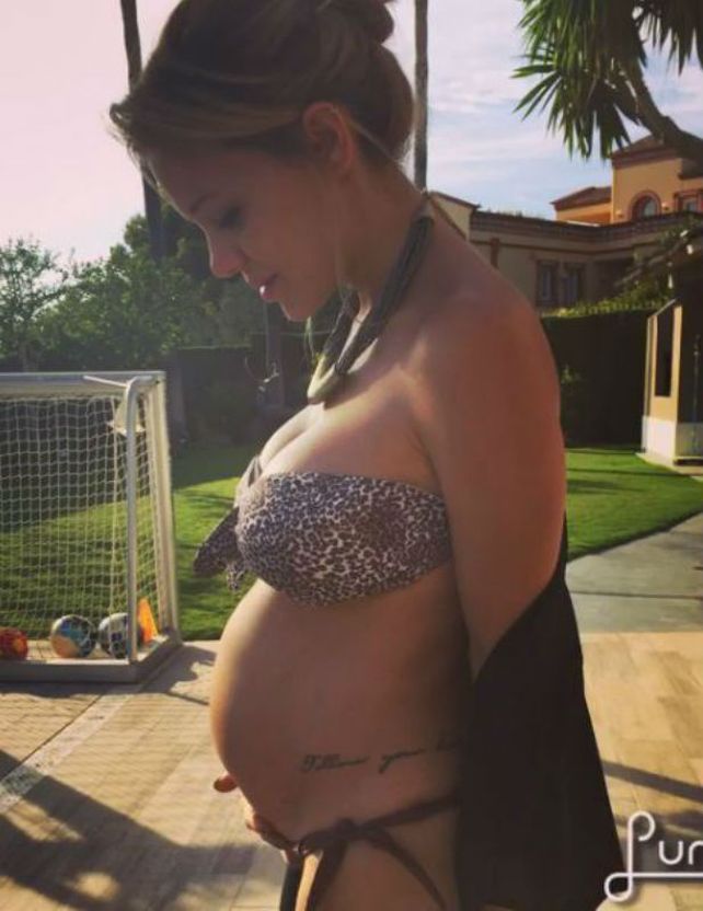 El secreto de Evangelina Anderson para llegar en forma al parto natural