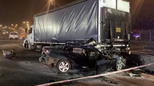 Tres muertos y un herido grave al chocar auto que era perseguido por la policía en la Panamericana