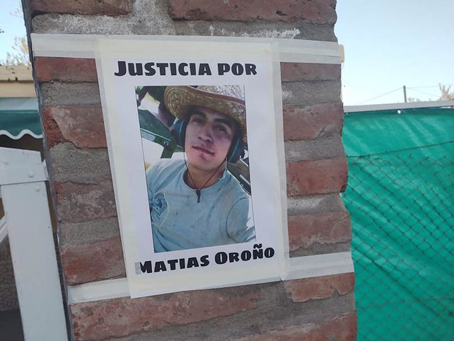 Matías Oroño fue asesinado el 18 de septiembre. Tenía 25 años