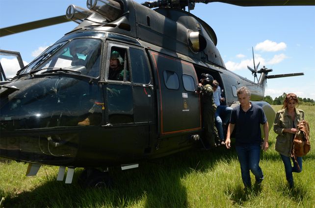 Confirman que el helicóptero de Macri tuvo un aterrizaje abrupto ayer en Olivos