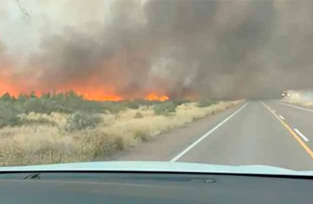 Un temporal de viento arrasó ciudades de la Patagonia