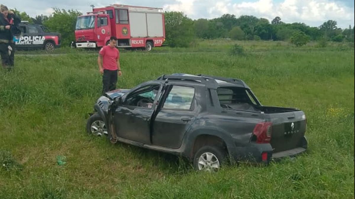 Una mujer murió tras un choque en la autopista a la altura de Roldán