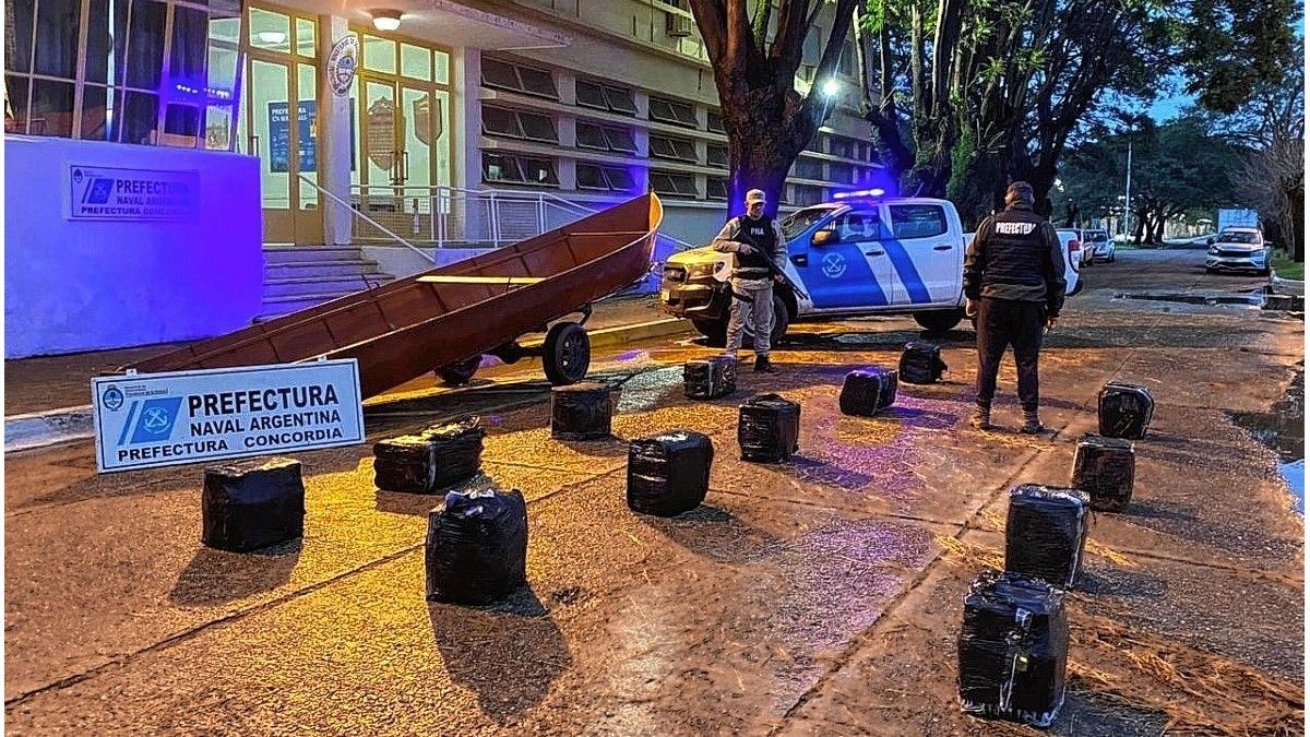 Impidieron el contrabando de mercadería en el río Uruguay