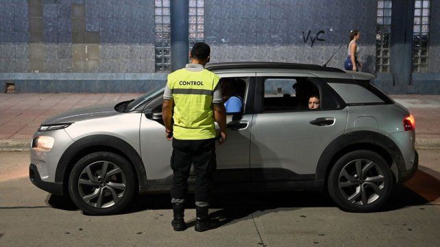 Controles de tránsito en la ciudad de Santa Fe