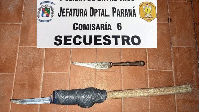 Con dos cuchillos quería ingresar a la casa de su expareja en Paraná
