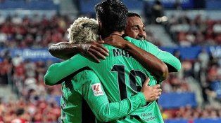 Atlético de Madrid volvió a ganar, en un partido con mucha polémica ante Osasuna.