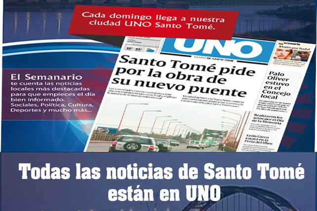 Todas las noticias de Santo Tomé están en el UNO