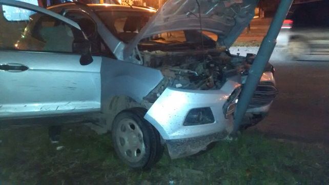 Un herido en un choque en JJ Pasó y Urquiza