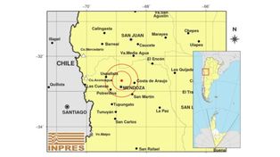 Mendoza tembló fuerte: se registró un sismo de magnitud 4.6