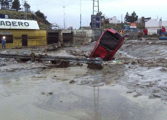 En Comodoro Rivadavia ya hay más de mil evacuados por el temporal.&nbsp;