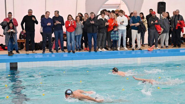 Bordet y Bahl inauguraron la pileta climatizada de Talleres