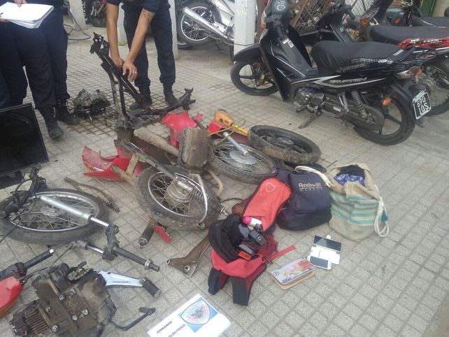 Cayeron los seis miembros de una gavilla dedicada al robo de motos