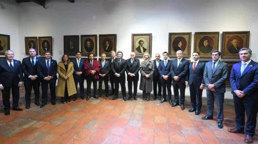 Acto por el 9 de Julio: Milei reunió a 13 gobernadores y habló del cruce de Los Andes económico