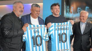 Alejandro Domínguez, presidente de Conmebol, recorrió el Cilindro de Avellaneda junto al presidente de AFA, Claudio Tapia.