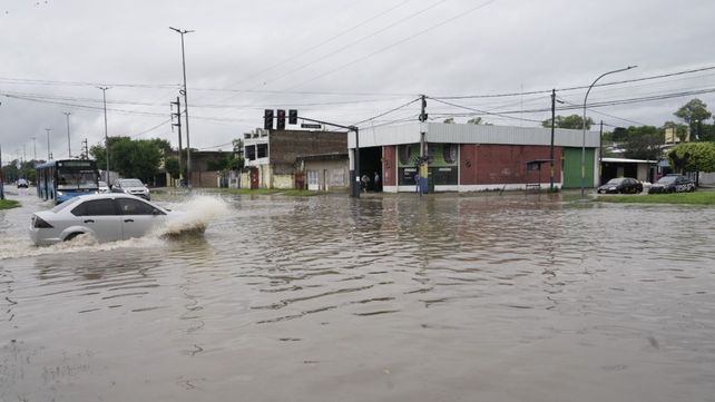 Rosario bajo agua. El fenómeno El Niño podría traer abundantes lluvias en los últimos meses del año.
