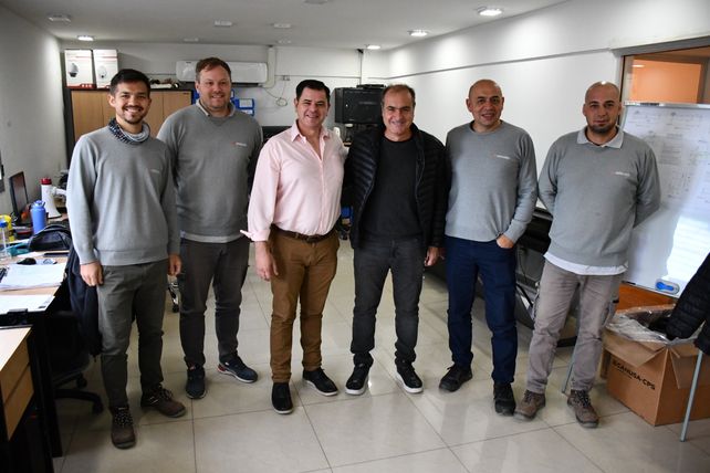Supervisaron los avances en la estación reductora de presión que aumentará el flujo de gas para Alvear