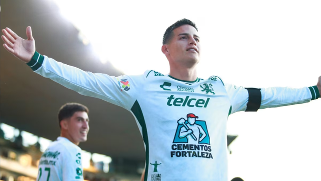 James Rodríguez es la figura de León, que no podrá estar en el Mundial de Clubes.