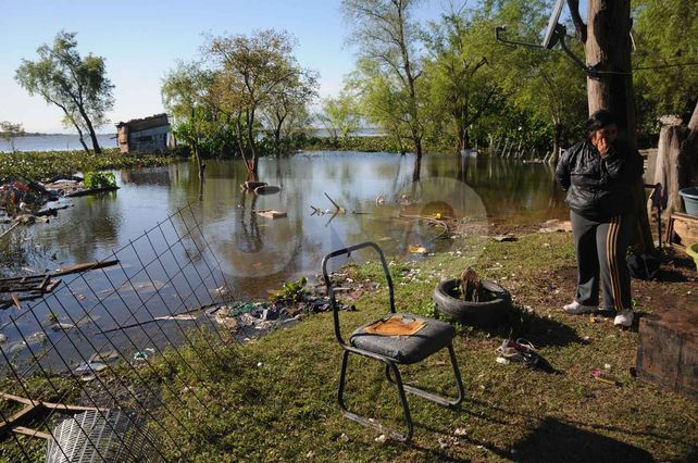 El Pozo. Hay familias autoevacuadas en la zona norte del barrio.