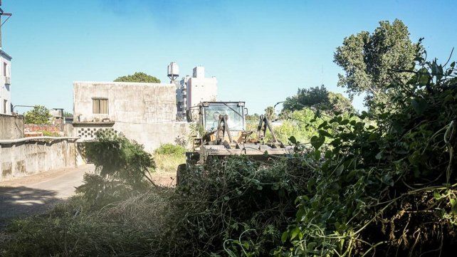 La Municipalidad de Paraná controla los terrenos por falta de mantenimiento.