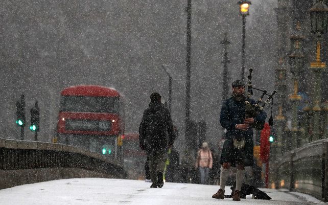 Europa transita una inusual ola de frío polar