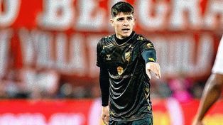 El entrerriano Vicente Taborda quiere anotar ante River.