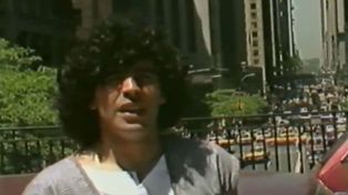 Video inédito muestra a Diego Maradona paseando por las calles de Nueva York
