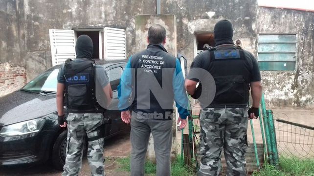 Allanamientos con 12 detenidos en San Javier y Santa Fe, con secuestro de cocaína y marihuana