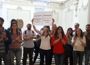 Contratados autoconvocados reclaman al gobierno provincial el pase a planta