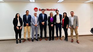 Banco Municipal recibió a funcionarios de la Secretaría de Industria y Desarrollo Productivo de la Nación