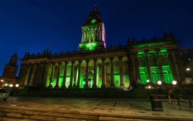 Ayuntamiento de Leeds, West Yorkshire, Reino Unido.