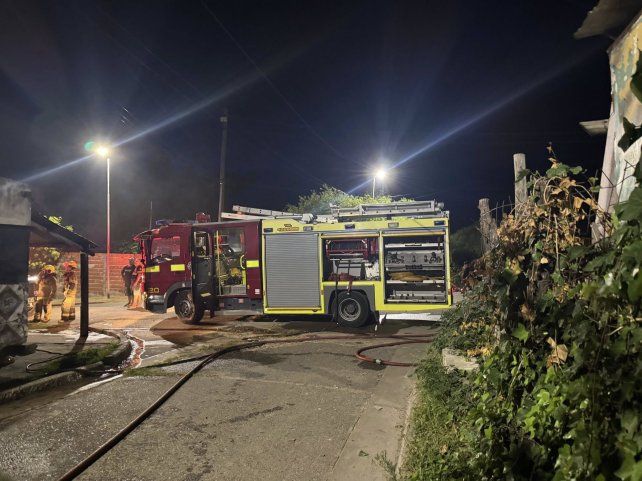 El incendio se registró en una vivienda de Paraná.