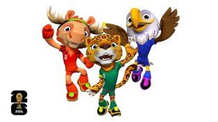 Maple, Zayu y Clutch, las mascotas del Mundial.