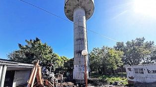 Santo Tomé: avanzan las obras en el Tanque General Paz y la modernización del sistema de agua potable