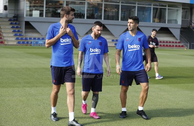 Messi volvió a entrenar y podría estar contra el Inter