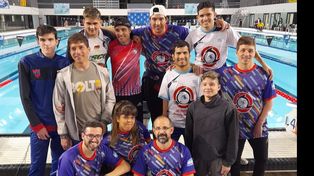 Los Pececitos, nadadores y nadadoras del club Nueva Era.&nbsp;