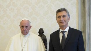 Papa Francisco y Mauricio Macri en una audiencia tensa