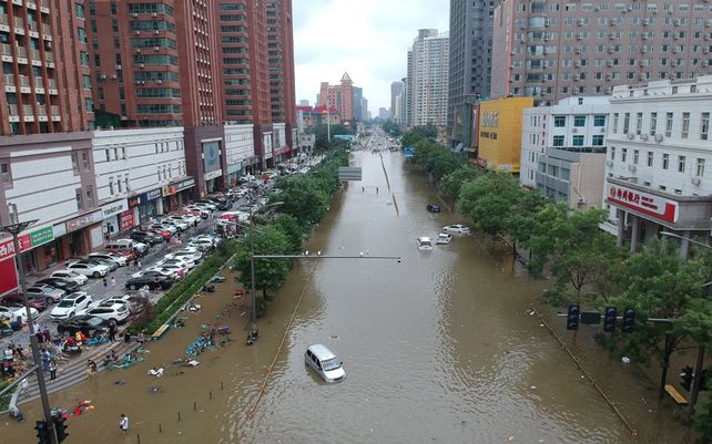 Impactantes imágenes de las inundaciones en China