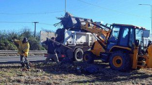 Megaoperativo de limpieza. El municipio comenzará con la segunda etapa en la Circunvalación Oeste.