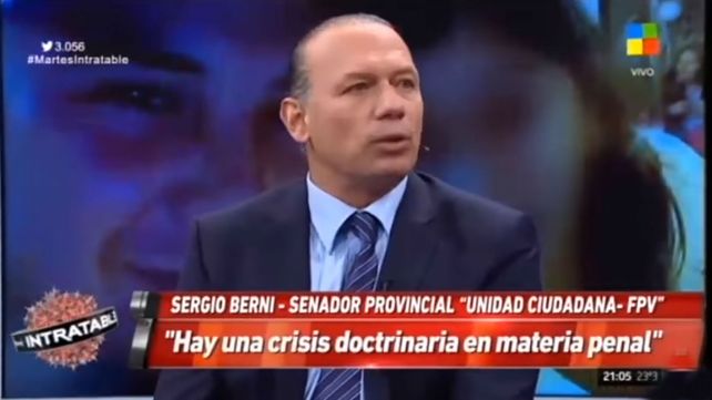 Berni: Chocobar cometió un error y el Estado es responsable