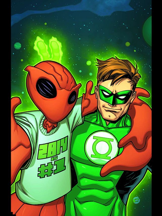 Las selfies de los superhéroes de DC Comics