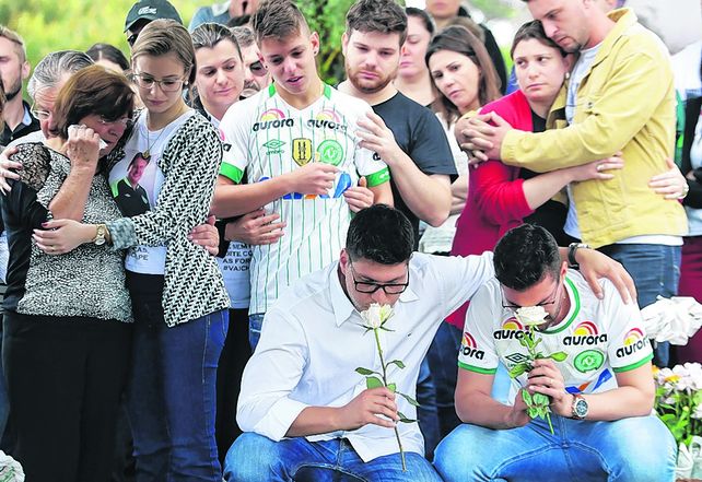 desgarrador. La ciudad meridional de Chapecó llora a sus jugadores