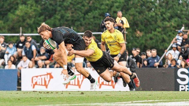 Los Pumas tuvieron un buen comienzo en el Súper Seven de Mar del Plata.